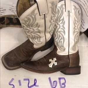 Tony Lama San Saba Square Toe Boots